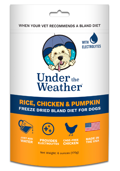 under the weather dog food